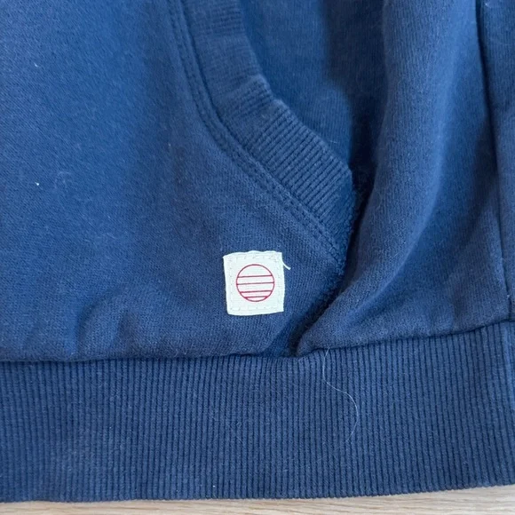 Marine Layer Teal Hoodie with White Drawstring SZ SMALL NWOT - Picture 4 of 6